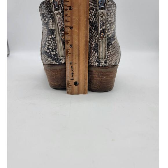 Dolce Vita Karsen Bootie Faux Snakeskin Ankle Boots Multicolor Size 8.5 - Picture 6 of 10